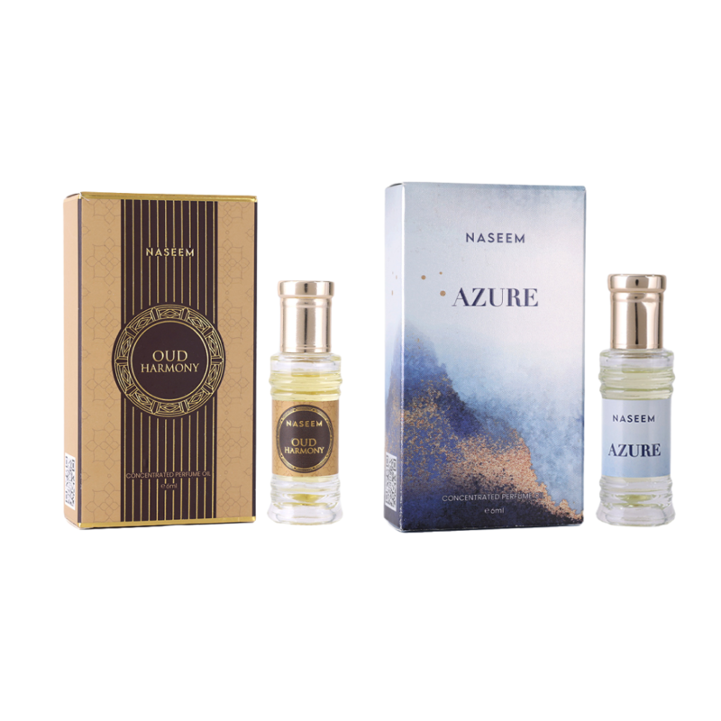 Naseem Oud harmony and Azure And 6ml combo attar