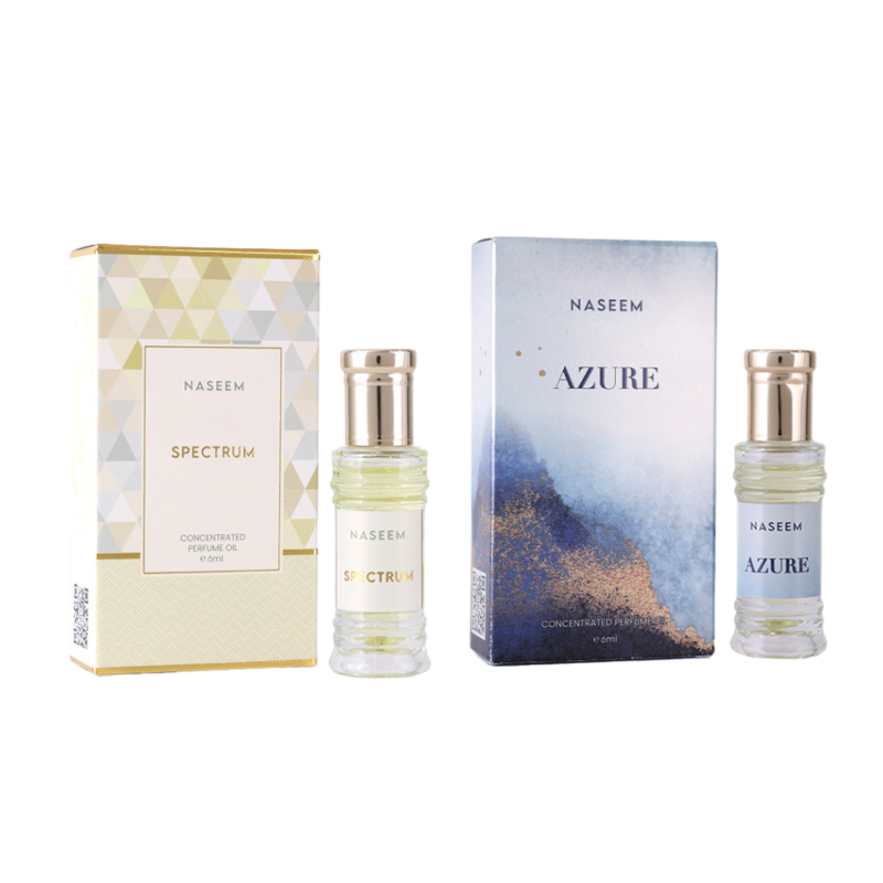 Naseem Saifkart Spectrum and Azure Attar 6ml COmbo